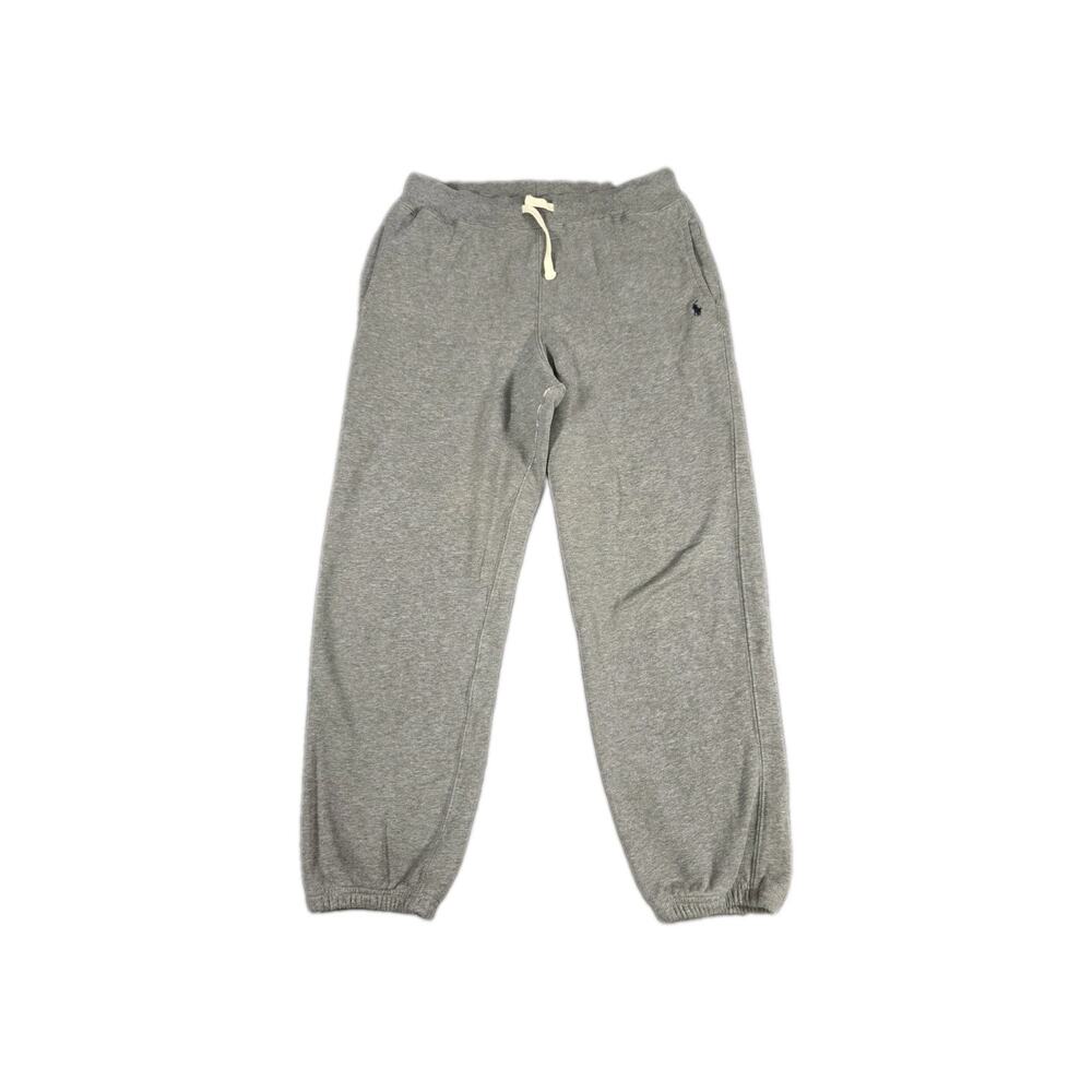 Polo Ralph Lauren Boys Size L 14-16 Gray Fleece Pony Logo Jogger Sweatpants C17